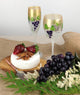 Grapes 'n Vines Wine Glasses, Set of 2