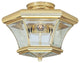 Monterey Ceiling Mount, Polished Brass