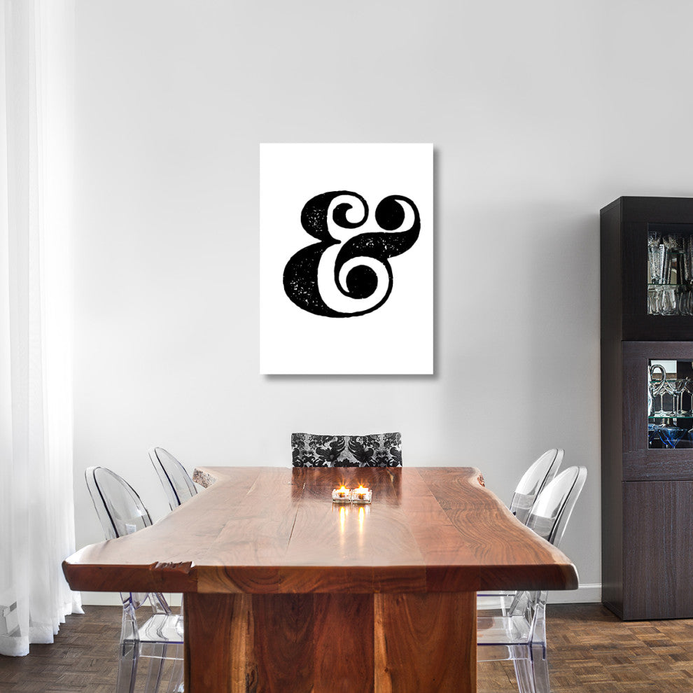 "Ampersand Poster White" Fine Art Print