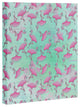 Deny Designs Madart Inc Pink And Aqua Flamingos Art Canvas