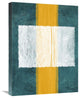 "Green And Yellow Abstract Theme 3" Fine Art Print