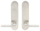 Sunrise Lever, Tubular Privacy, Satin Stainless Steel, 2-3/8" Backset