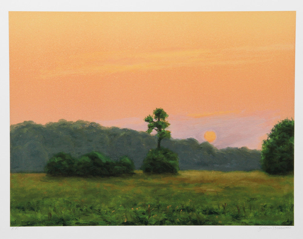 John Beerman "View From Porch" Lithograph