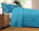 Dreamweaver 3-Piece Sold Quilt Set, Sky Blue, Queen