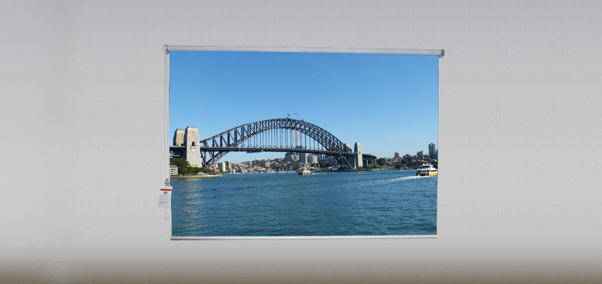 "Sydney Bridge" Artwork, 4' Shade, Fabric, Left