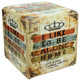 I Like To Be Alone Home Wooden Storage Box, 14.5"