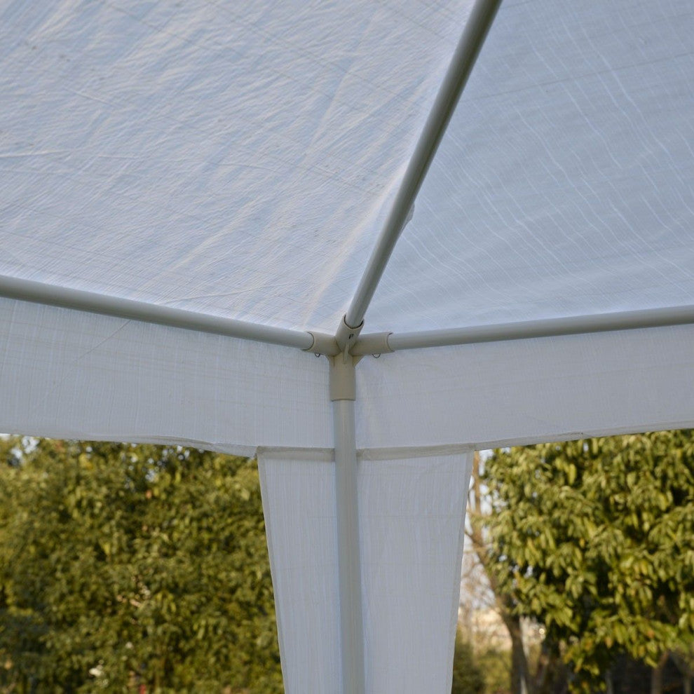10'x10' Heavy Duty Pavilion Cater Events Outdoor Party Wedding Tent White