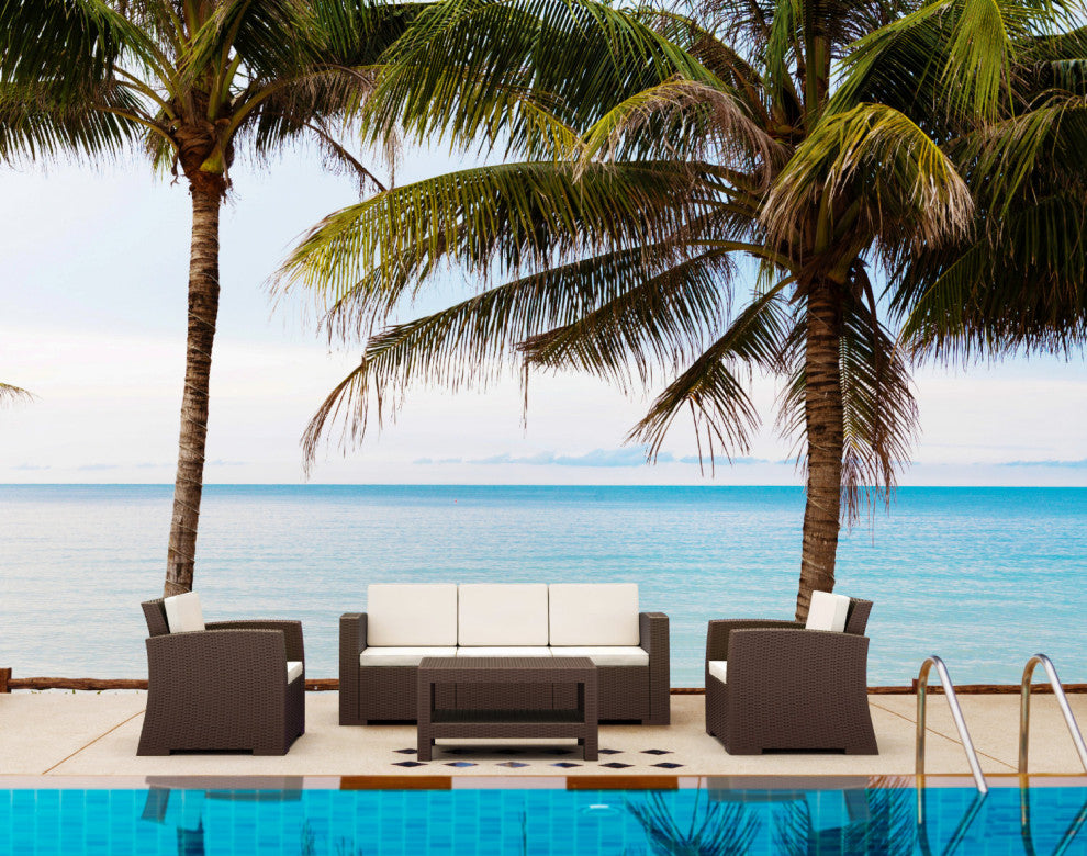 Compamia Monaco Patio Sofa, Brown