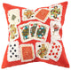 Casino Playing Cards Pillow
