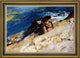 Joaquin Sorolla Y Bastida Looking for Crabs Among the Rocks Javea Print, 16"x24"