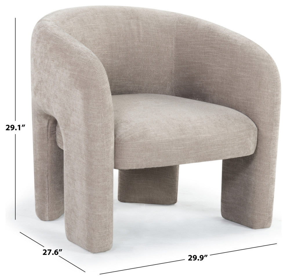 Safavieh Couture Tamlyn Accent Chair, Light Brown