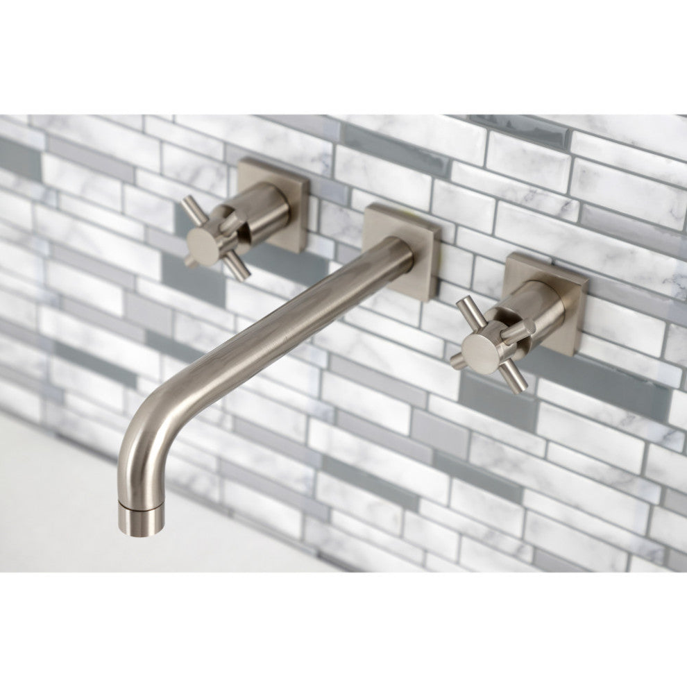 KS6028DX Wall Mount Tub Faucet, Brushed Nickel