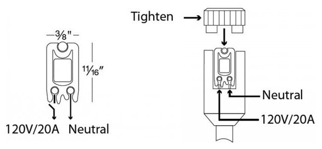 Flexrail Single Circuit 8FT Line Voltage Rail, Platinum