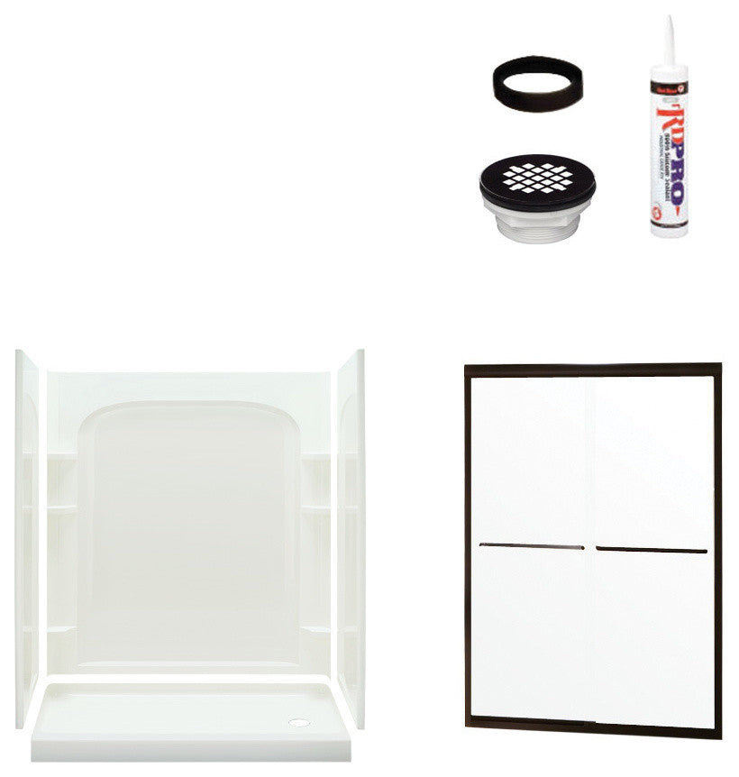 Sterling  Ensemble 73x60x30 Alcove Shower Kit