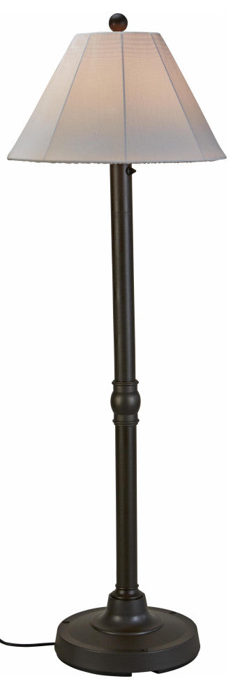 Fl-56097 Malibu 60" Outdoor Floor Lamp With 2" Bronze Resin Body