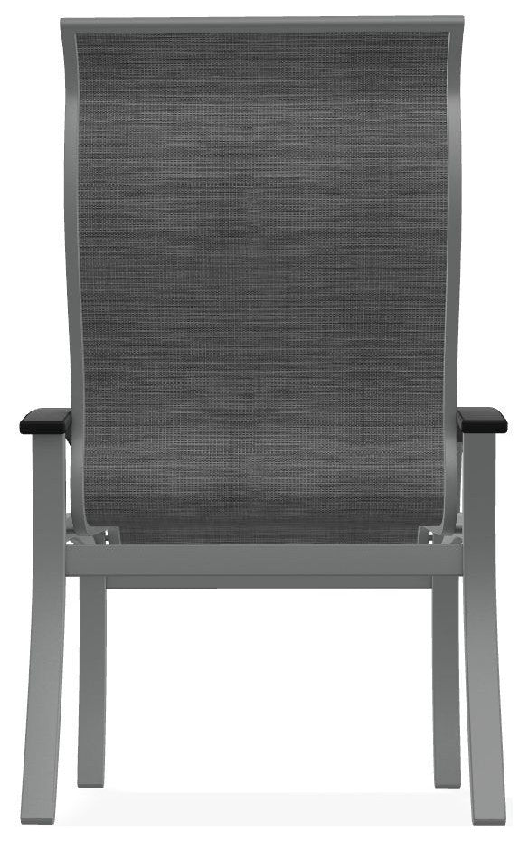 Belle Isle Sling Outdoor Dining Chair, Collect Charcoal/Graphite