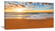 "Incredible Seashore Under Cloudy Sky" Seashore Wall Art, 40"x20"