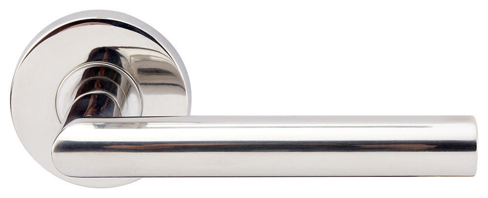 Frankfurt Lever Half Passage, RH, Polished Stainless Steel, 2-3/4" Backset