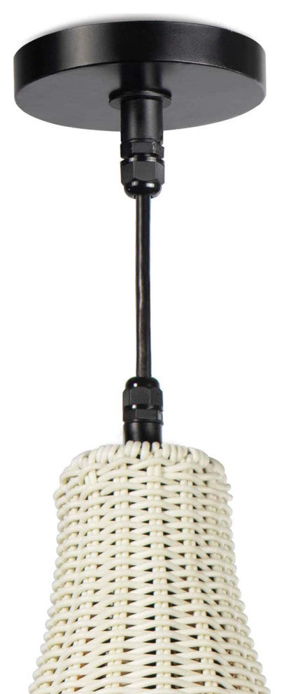 Vista Outdoor Chandelier, White