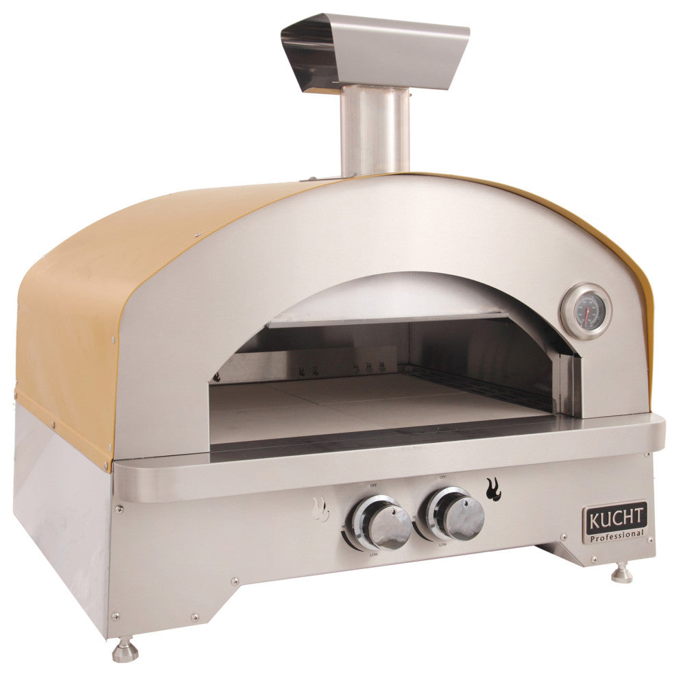 Outdoor Portable Propane Gas Pizza Oven, Yellow