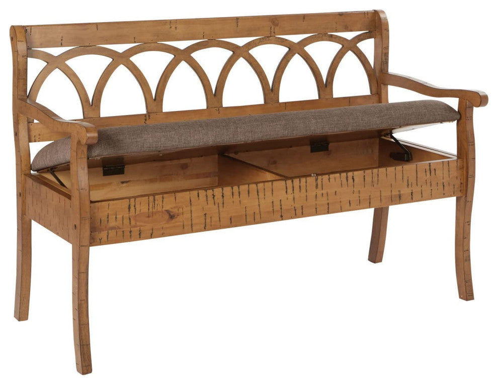 Entryway Storage Wooden Bench