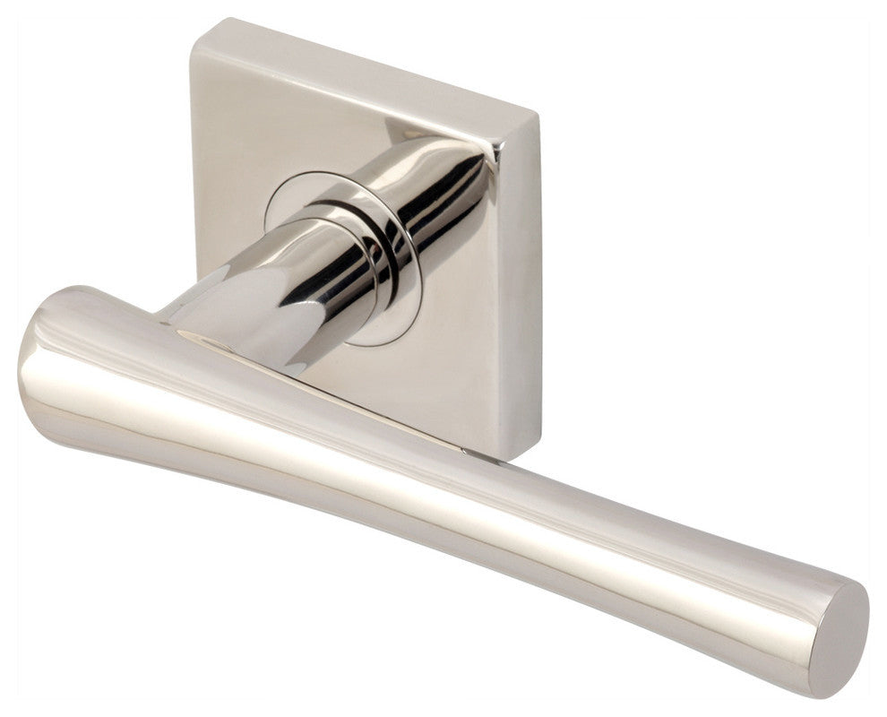 Champagne Lever, Tubular Privacy, Polished Stainless Steel, 2-3/8" Backset