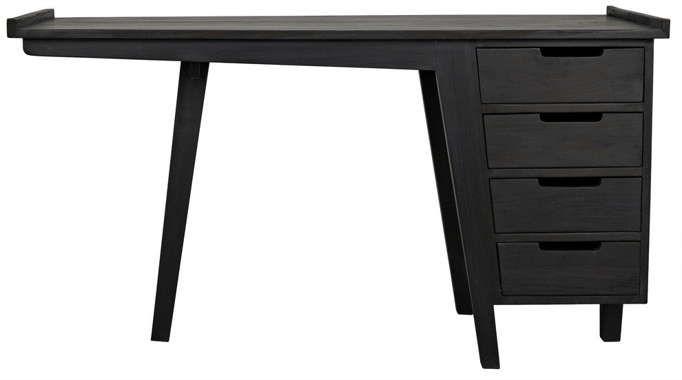 Kennedy Desk, Charcoal Black