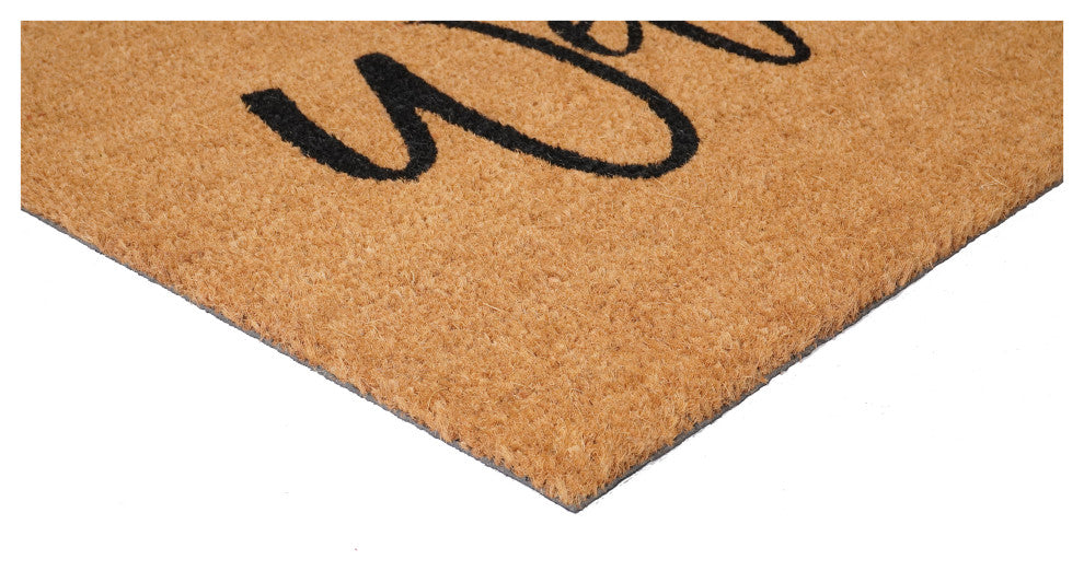 Calloway Mills Cursive Welcome Doormat, 36"x72"