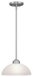 Livex Lighting 1 Light Brushed Nickel Pendant - 4211-91
