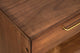 Mid-Century Modern Night Stand, Walnut 1-Drawer