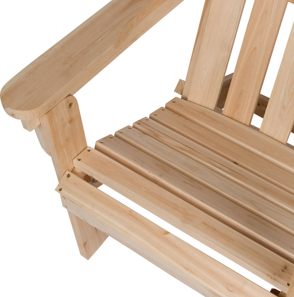 Marina Adirondack Folding Chair, Natural