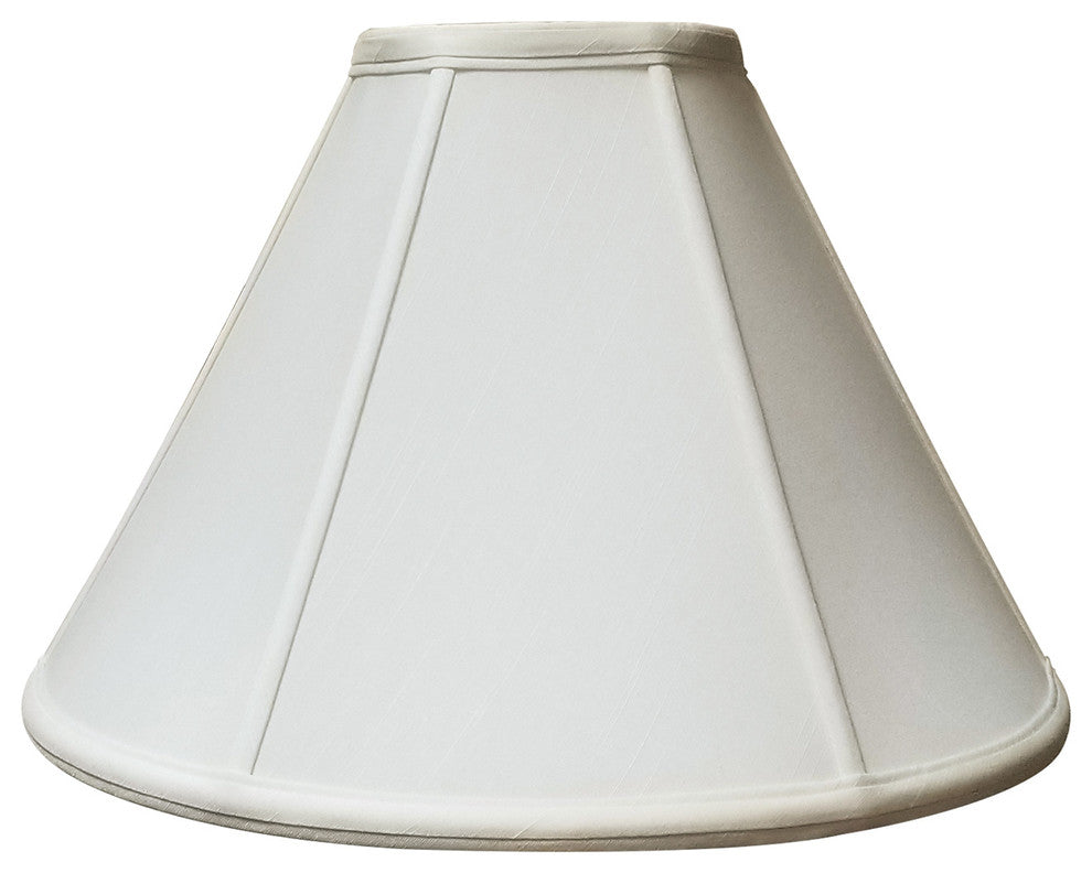 Royal Designs Empire Lamp Shade, White, 7x20x12.5