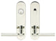 LA251 Sequoia Lever Tubular Passage, Privacy Bolt 2-3/4"Backset, SS LH