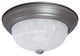 Sunlite Dbn13 218 Decorative Brushed Nickel Dome Ceiling Light Fixure