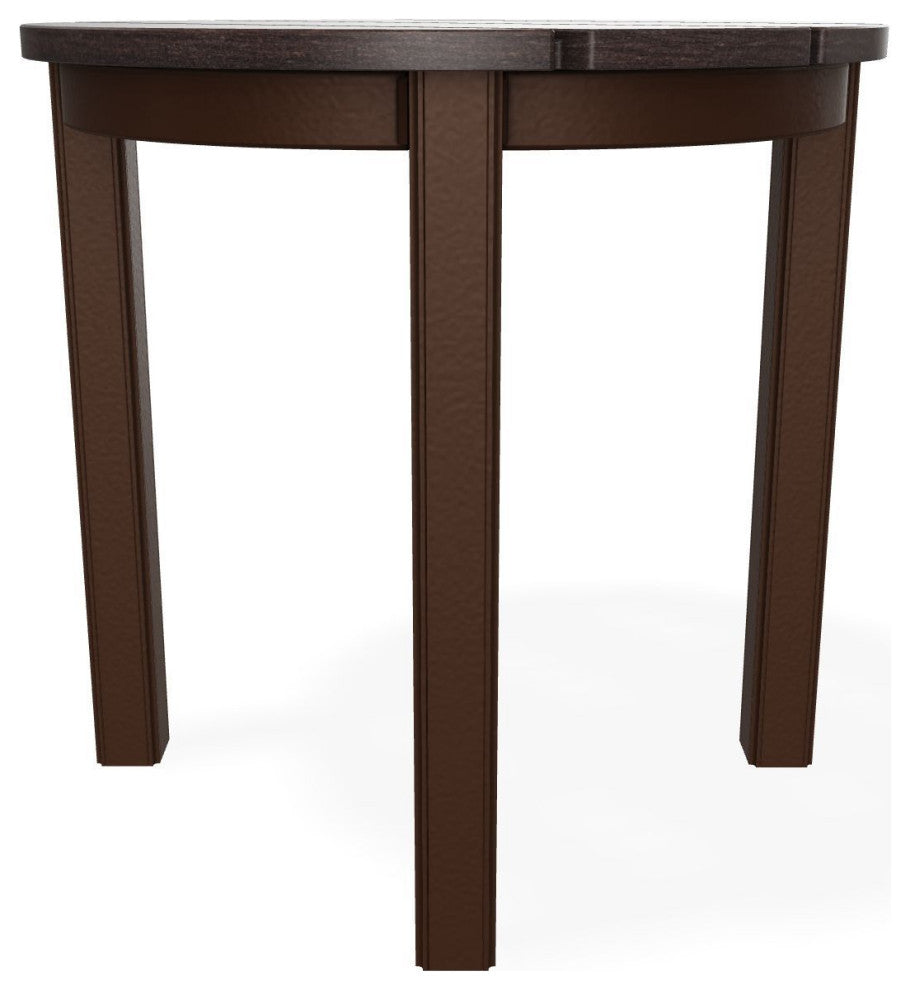 21" Round Rustic Outdoor End Table, Kona