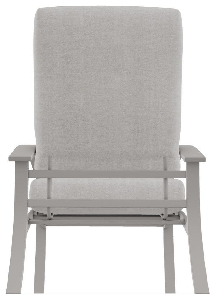 Belle Isle Cushion Deep Seating Outdoor Armchair, Charter Silk/Warm Gray