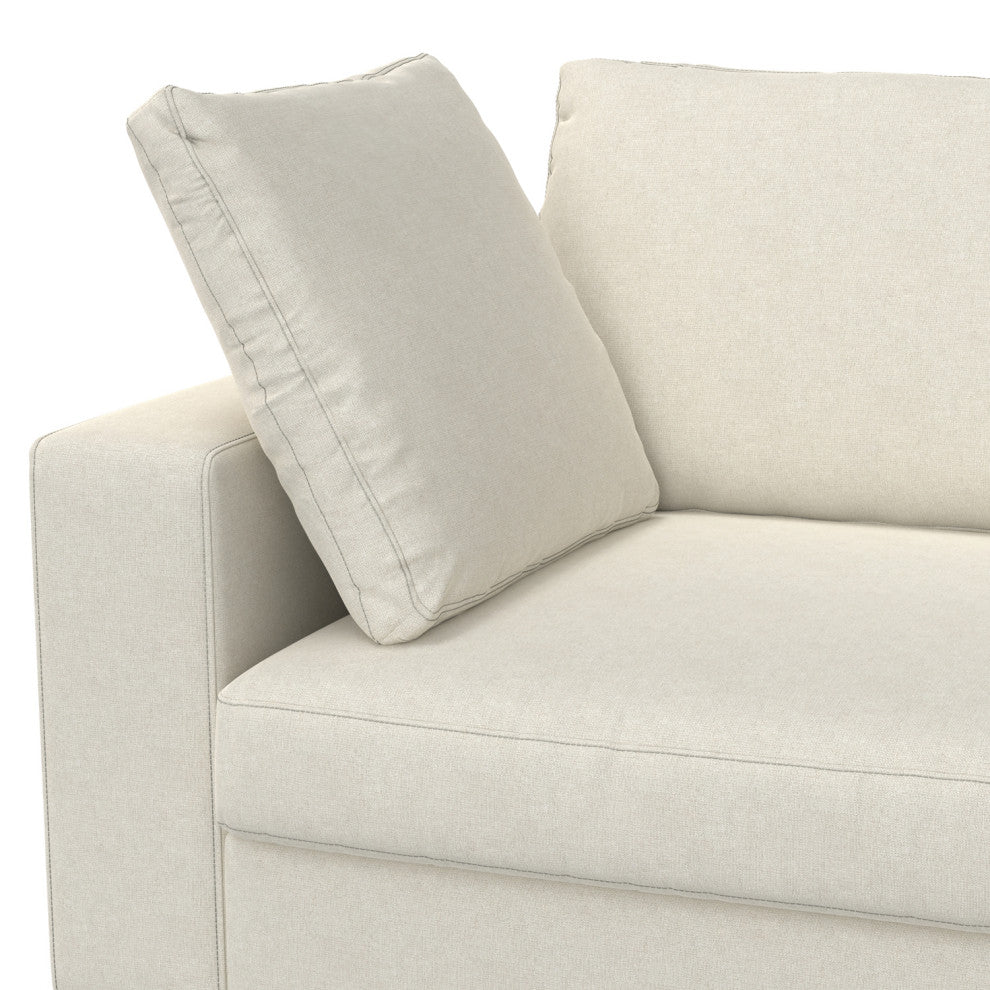 Charlie 78-inch Sofa in Tightly Woven Performance Fabric