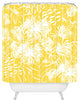 Vy La Bright Breezy Yellow Shower Curtain
