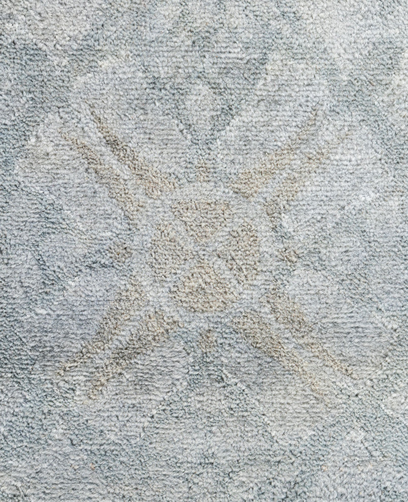 Overdyed One-of-a-Kind Hand-Knotted Area Rug Gray, 8' 0" x 8' 6"