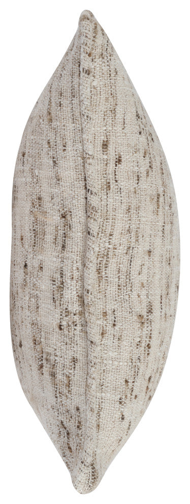 Tavi 22" Square Throw Pillow, Distressed Natural, 16" X 36"