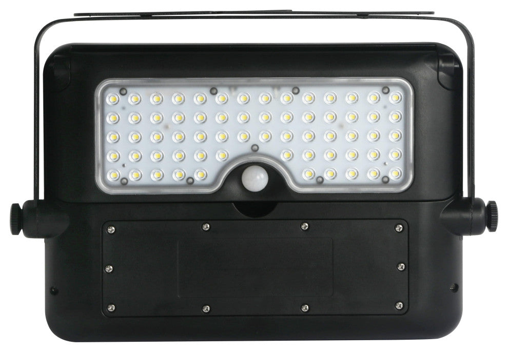 160 Degree Black PIR Activated Outdoor Integrated LED 5-in-1 Flood Light, 10w