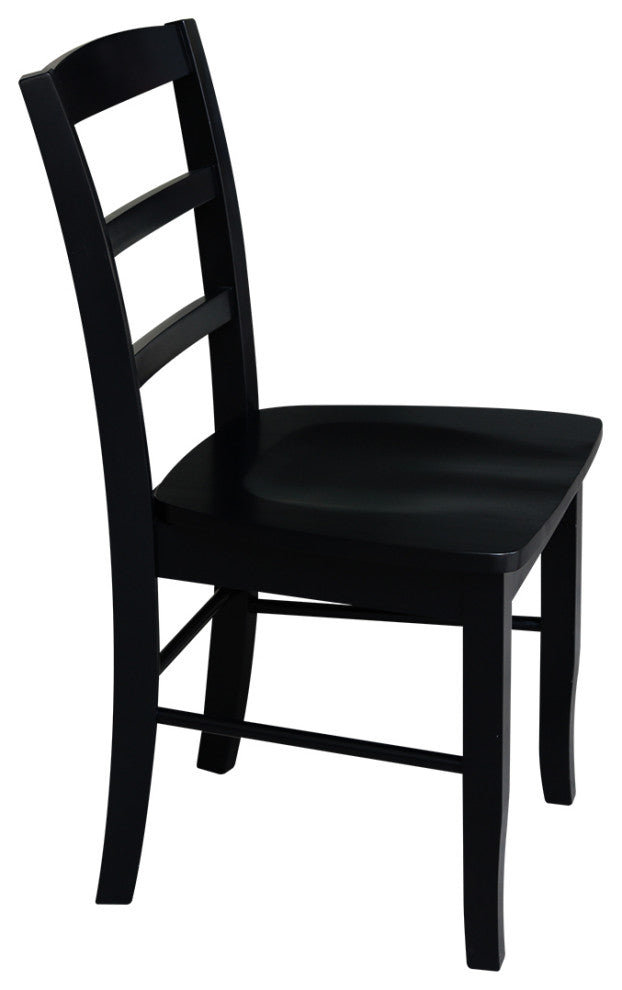 Set of Two Madrid Chairs, Black