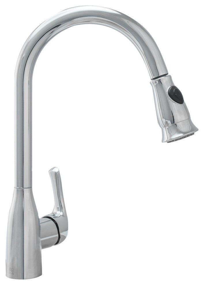 Cosmo Single-Handle Pull-Down Sprayer Kitchen Faucet