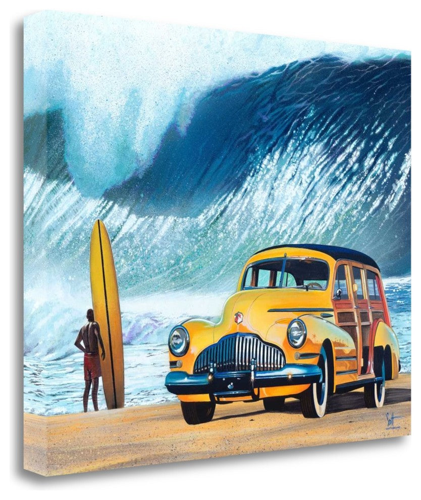 "Buttercup Buick" By Scott Westmoreland, Giclee Print on Gallery Wrap Canvas