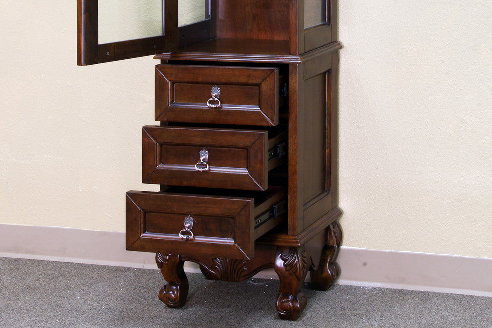 Bevington 18" Linen Cabinet, Walnut