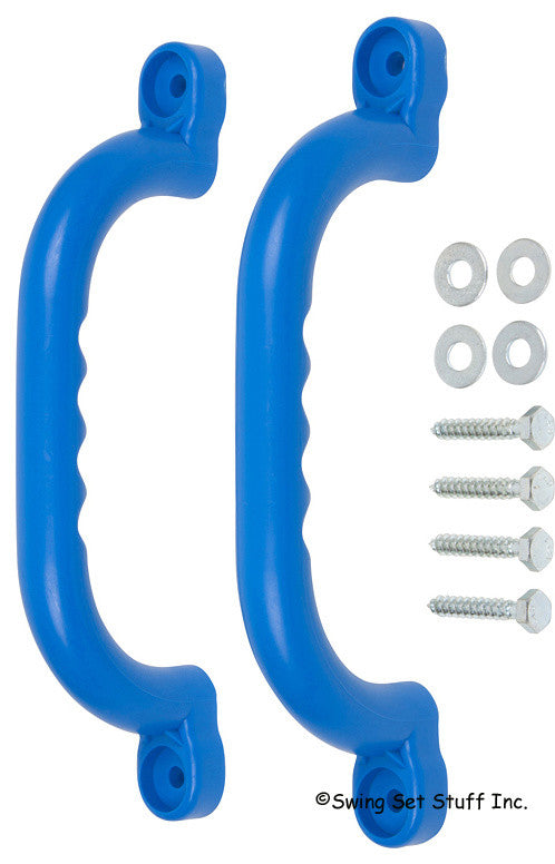 Playground Handles, Set of 2, 10", Blue