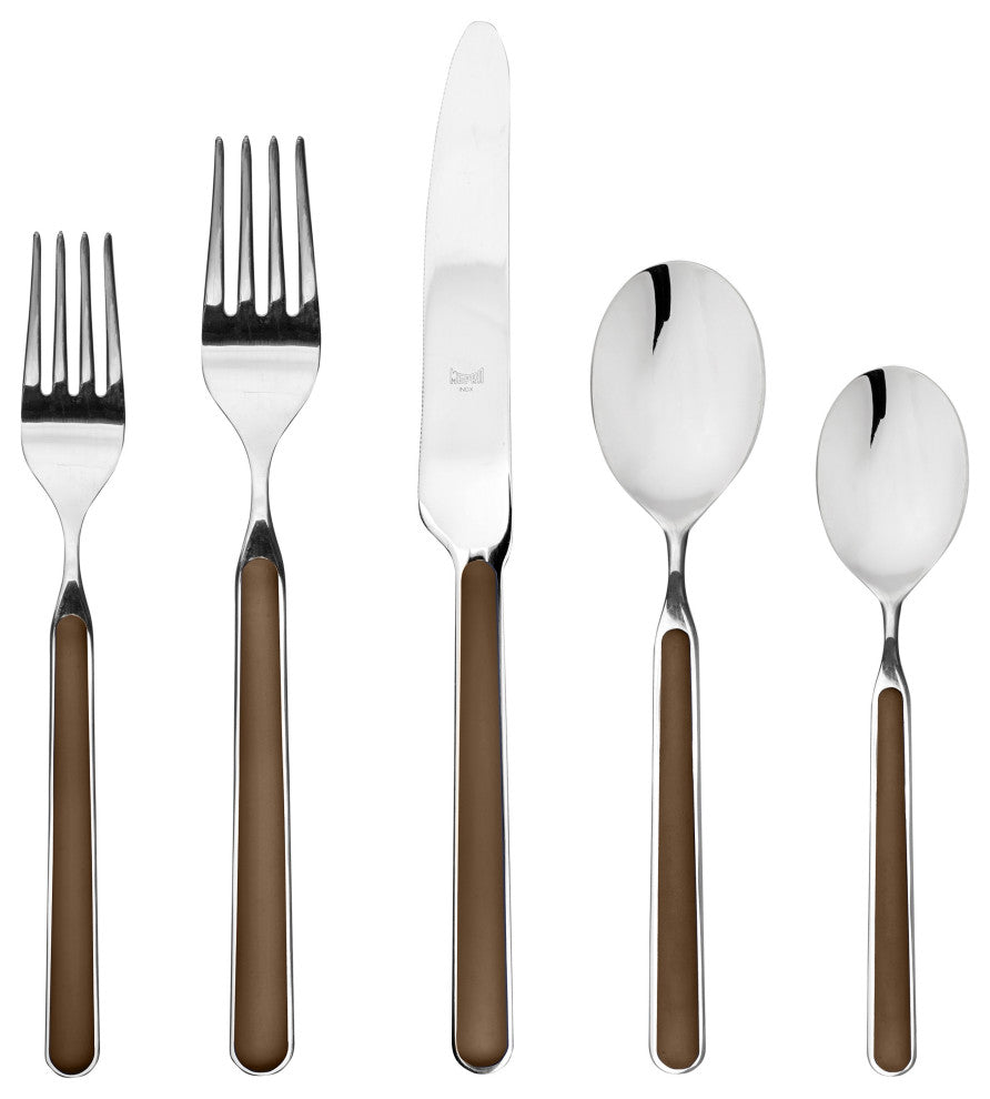 Fantasia Flatware Set, Tobacco, 20 Pcs.
