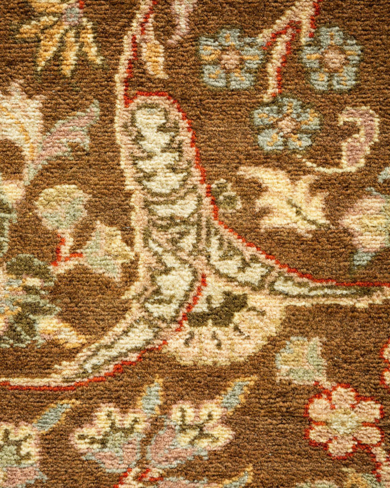 Mogul, One-of-a-Kind Hand-Knotted Area Rug Brown, 9' 1" x 11' 10"