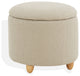 Safavieh Couture Mariabella Storage Ottoman, Oatmeal