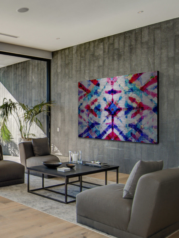 "Agourai" UV Ink Print on Brushed  Aluminum, 45"x30"